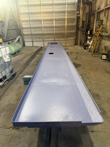 38.6" X 197" HWACHEON MEGATURN 95 CNC 9" HOLLOW SPINDLE OIL FIELD LATHE. STOCK # 0882125