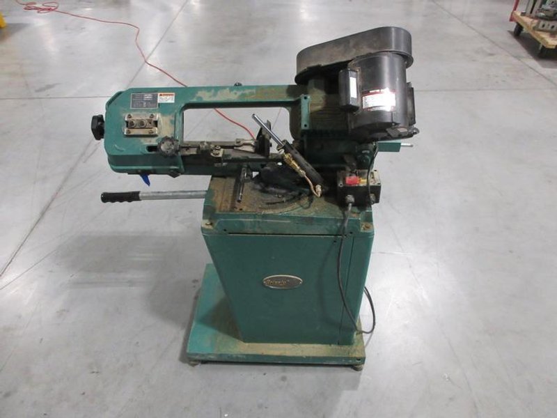 Grizzly G9742 - 5" x 6" 1/2 HP Metal-Cutting Bandsaw, Mitering 0 - 60 Deg- Auction Item
