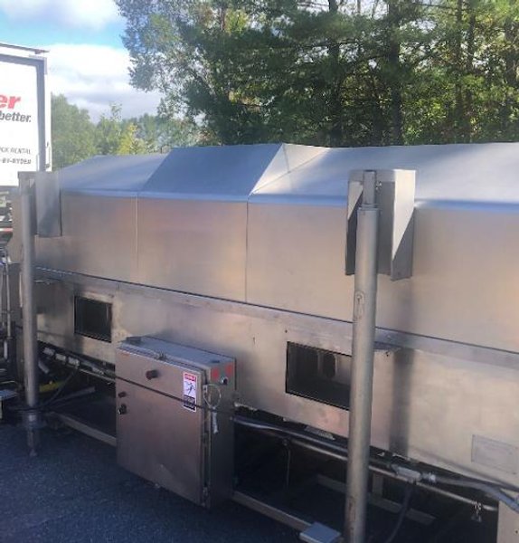 Heat &amp; Control MPFF 8‑30 Continuous Belt Fryer — 30″ × 11′ Wire Belt, Dual Zone, Propane Conversion