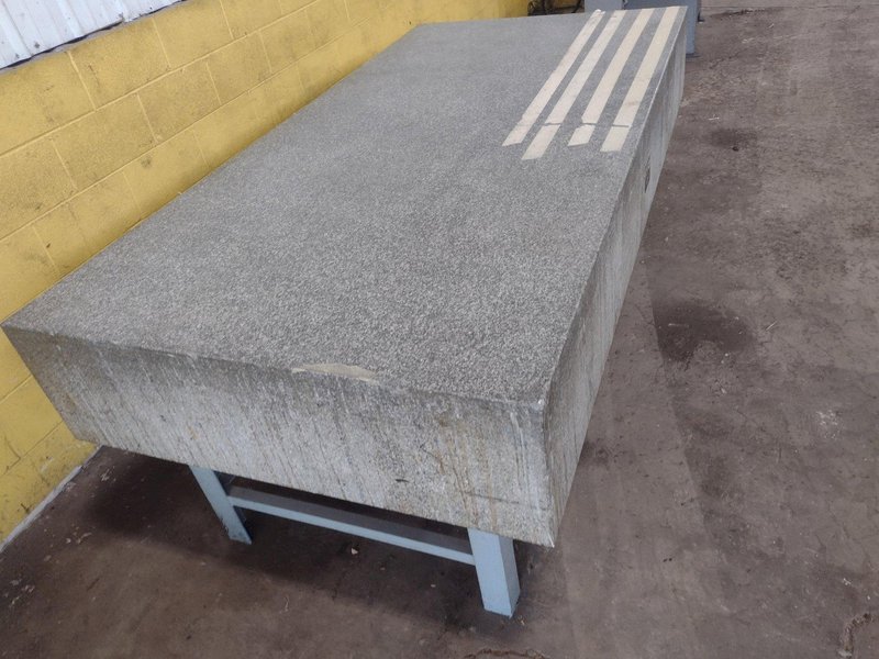 8&#039; X 4&#039; X 14&quot; ROCK OF AGES PRECISION LAYOUT INSPECTION GRANITE TABLE: STOCK #23795