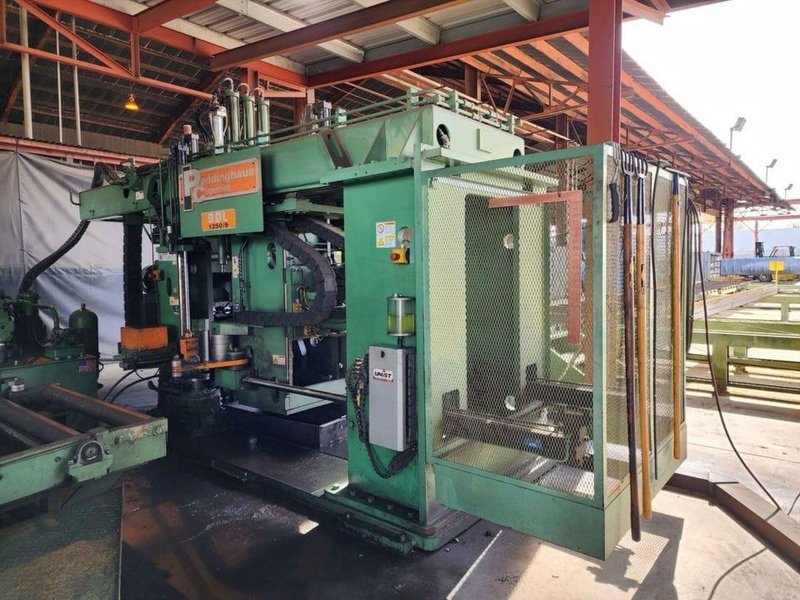 Peddinghaus BDL-1250/9B Beam Drill Line, 2010 – With MEBA 1270GP Saw