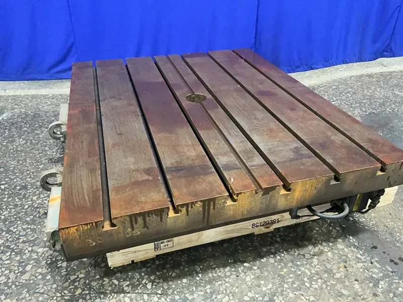 48” X 60” / 15000 Lbs  T-slot Table