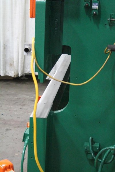 100 Ton x 12' Wysong Hydraulic Press Brake, No Back Gauge