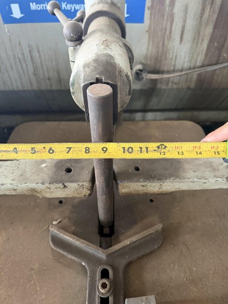 1-1/2" X 12" MORRISON MODEL #K KEYSEATER. STOCK #0772826