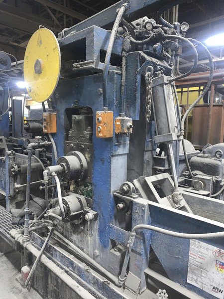 4 STAND FENN / WATERBURY FARRELL FLAT WIRE ROLLING MILL LINE: STOCK #13899