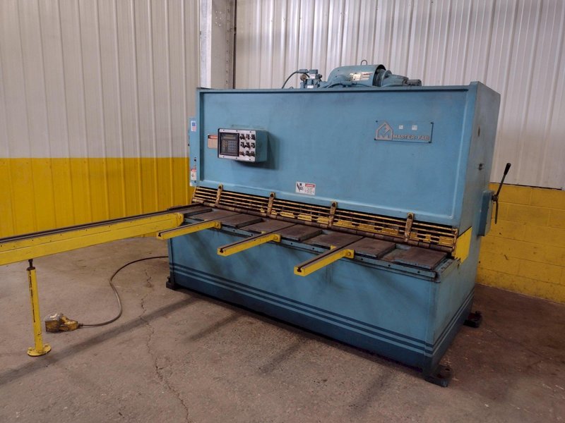8&#039; x 1/4&quot; MASTER-FAB MODEL #SSB250-8 HYDRAULIC SHEAR: STOCK #18844