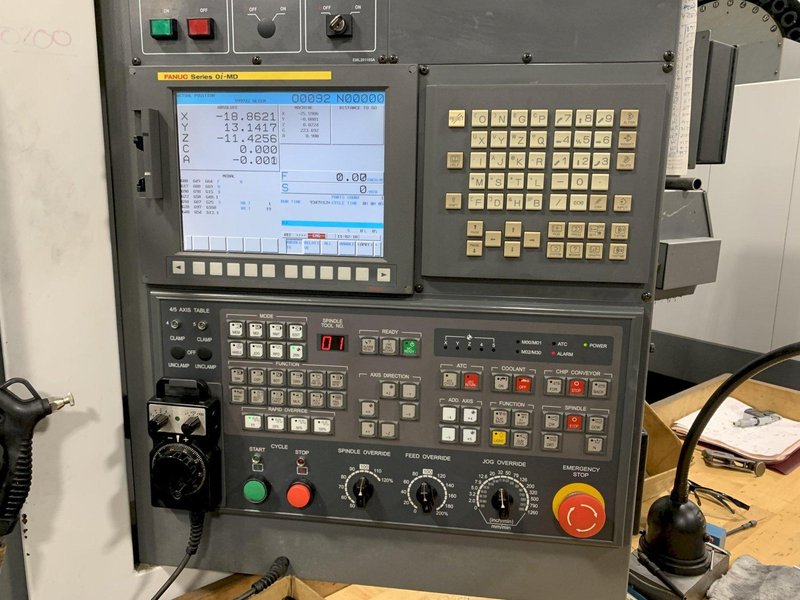 SAMSUNG MCV50 5-Axis CNC Vertical Machining Center, S/N DT50B0029, New 2010.