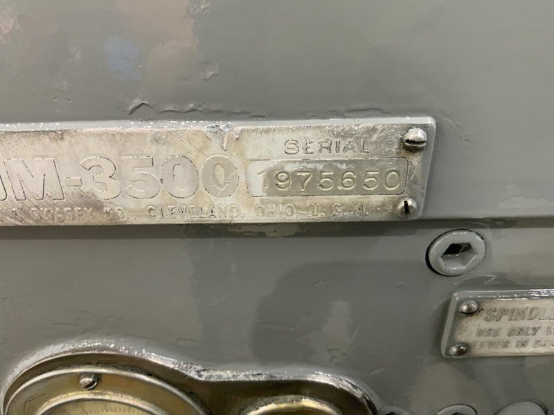 3A WARNER &amp; SWASEY MODEL #M-3500 TURRET LATHE:  STOCK #80925