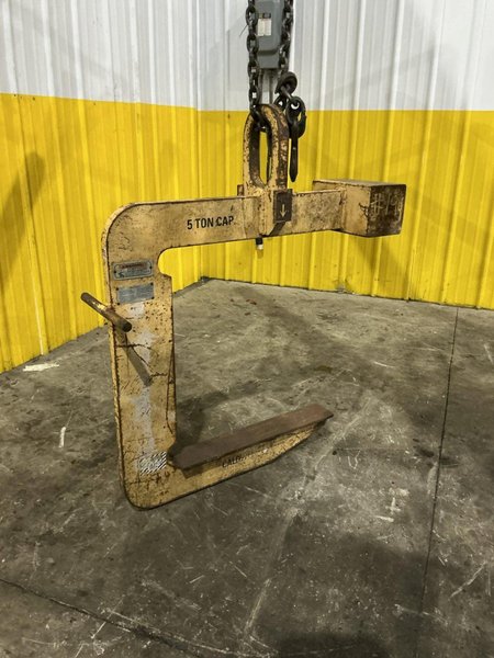 5 TON X 24" CALDWELL MODEL #82S-5-24 COIL LIFTING C HOOK: YOBRO #25882