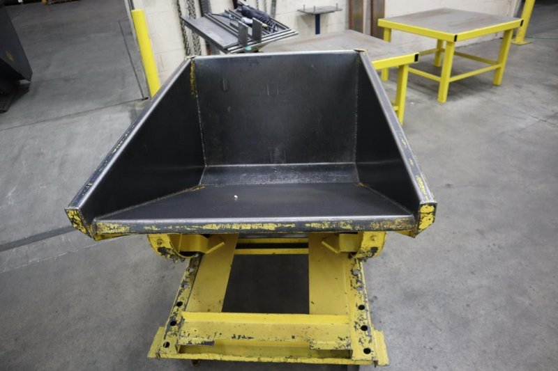 Scrap Hopper (Self Dumping) with Fork Slots- Auction Item