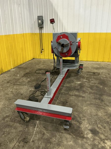 1,000 LBS ARONSON MODEL #HD-10MTYR-1.5 MOBILE WELDING POSITIONER: YOBRO #25861