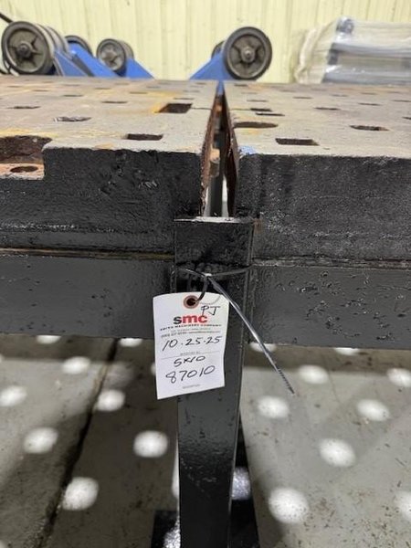 1 - PREOWNED 5&#039; X 10&#039; ACORN WELDING TABLE