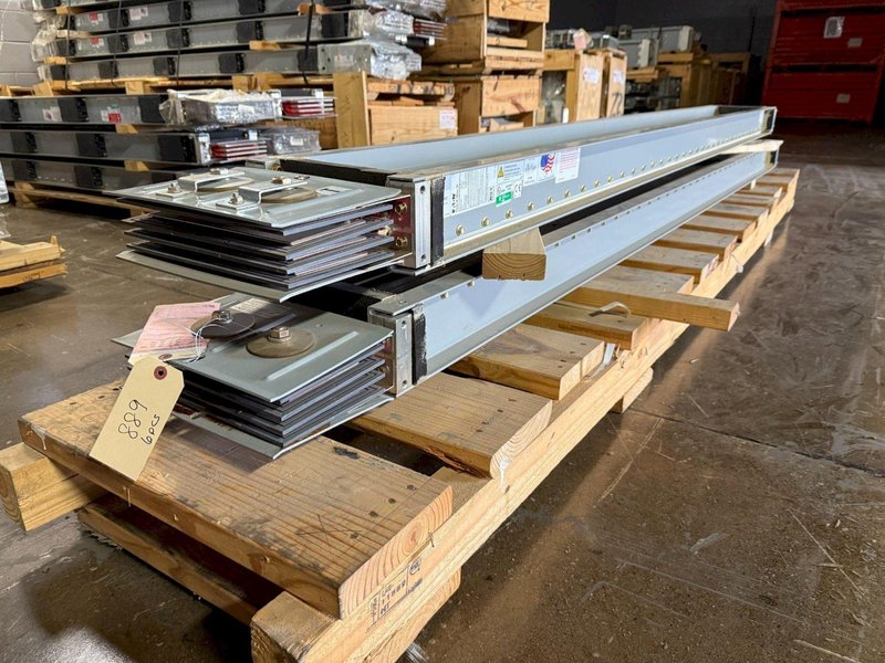 EATON 2500A POW-R-WAY III 10′ Copper Straight Length Busway 480V, 3PH, 3G NEW