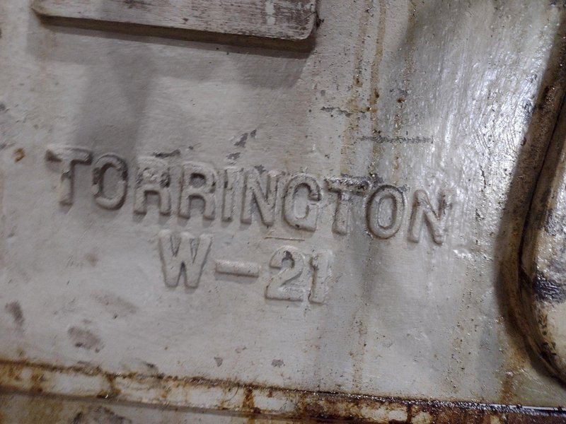 .072&quot; X 1&quot; COIL TORRINGTON MODEL #W-21 SPRING COILER / COIL MACHINE: STOCK #18722