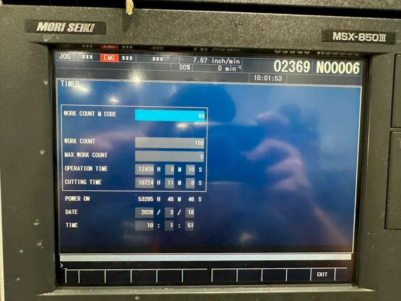 Mori Seiki NL2500MC/700 CNC Turning Center – 10″ Chuck, C Axis Live Tooling Lathe