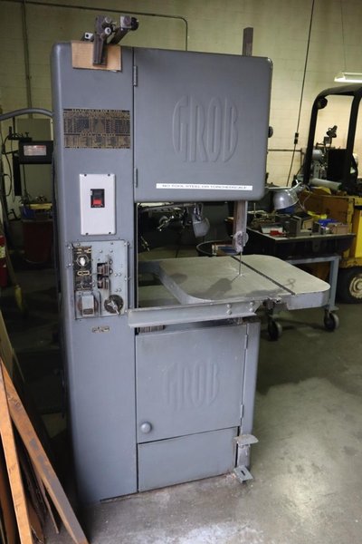 Grob NS18 Vertical Band Saw with Blade Welder and Grinder- Auction Item