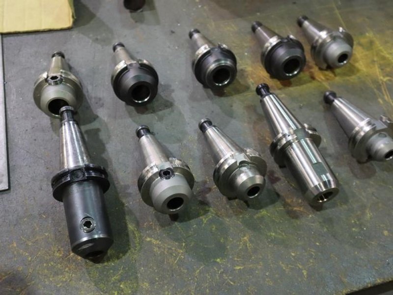 CT40 Taper Tool Holders: (10) End Mill Holders- Auction Item