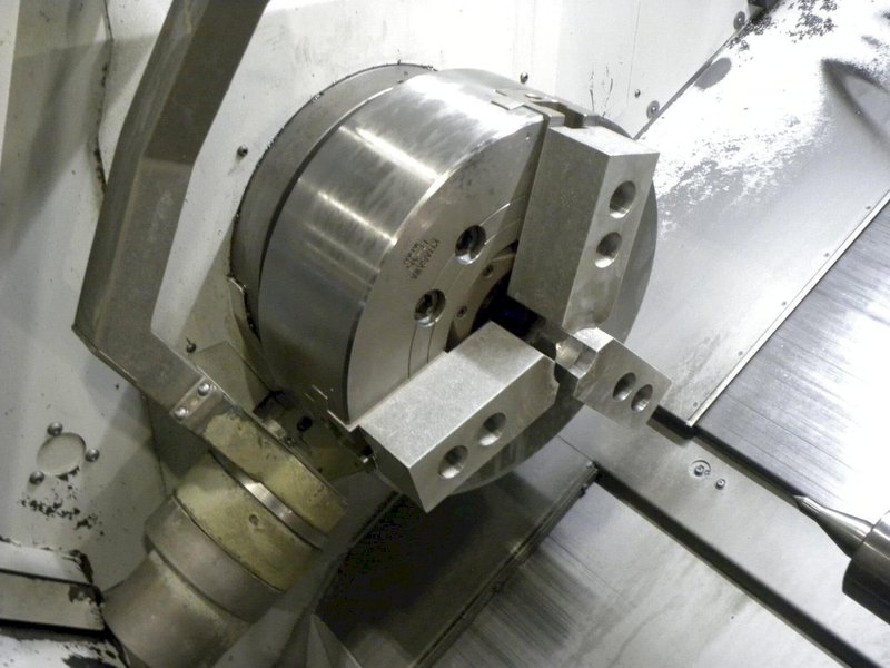 Mazak QTN 350-II CNC Lathe, 2008- 15″ Kitagawa Chuck, 4.6″ Through-Hole, Tool Pre-Setter