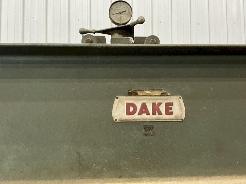 125 TON X 48" DAKE H-FRAME HYDRAULIC PRESS: YOBRO #24587