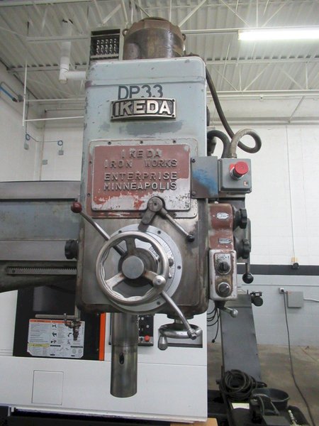 Ikeda RM1000 Radial Arm Drill, 42&quot; Arm, 11&quot; Column,