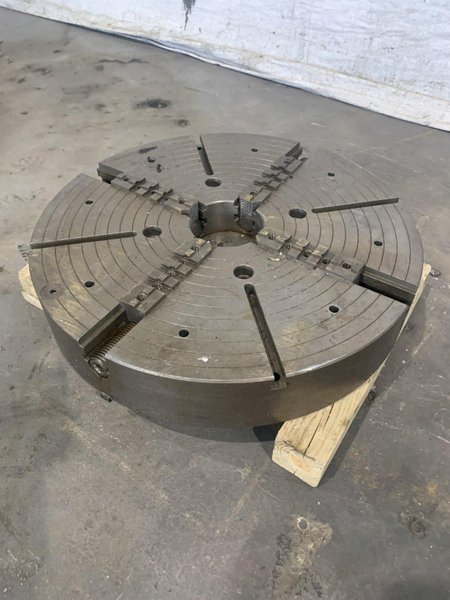 30&quot; 4-JAW LATHE CHUCK. STOCK # 0998924.