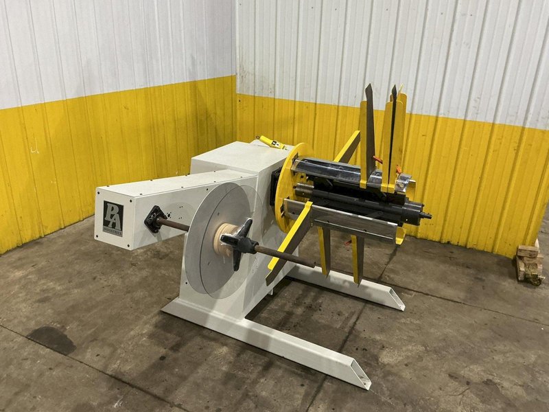 4,500 LB X 24" PA INDUSTRIES MODEL #SRA4524 MOTORIZED UNCOILER COIL REEL : YOBRO #25103