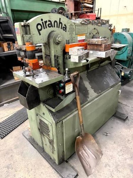 50 Ton PIRANHA Hydraulic Ironworker, Model P50