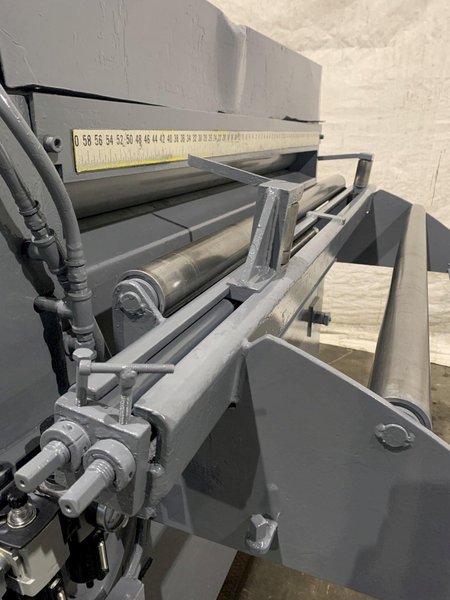 60" X .190" DALLAS 2D-400 AIR FEEDER WITH POWERED PINCH ROLLS. STOCK # 1247223