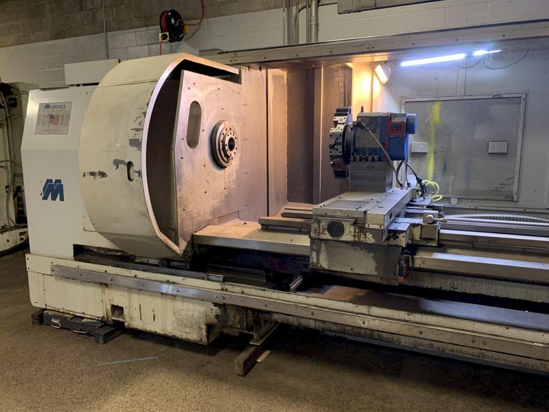 Milltronics ML40 x 80 Flat Bed CNC Lathe / Turning Center S/N 9261