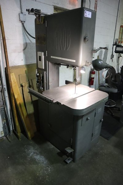 Grob NS18 Vertical Band Saw with Blade Welder and Grinder- Auction Item