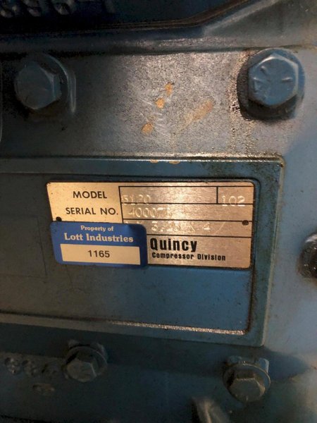 25 HP QUINCY AIR COMPRESSOR