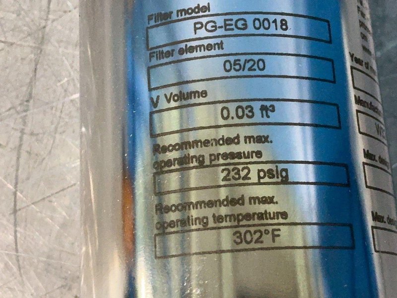 DONALDSON 232 PSI FILTER REGULATOR    -  PG-EG 0018