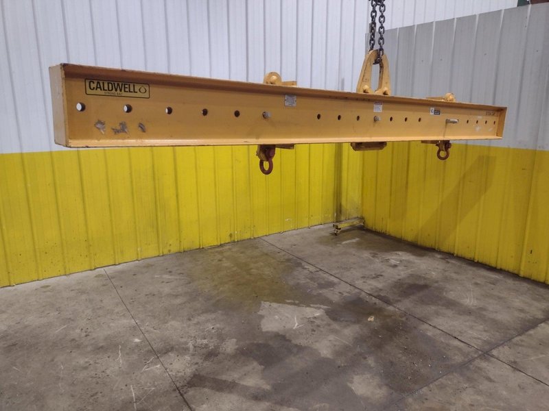 10,000 LBS X 128" X 10" CALDWELL MODEL #17-5-10 SPREADER BAR: YOBRO #24577