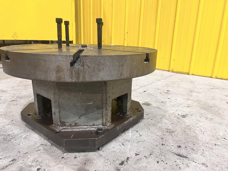 24&quot; x 13&quot; ROUND T-SLOTTED RISER TABLE: STOCK #21869