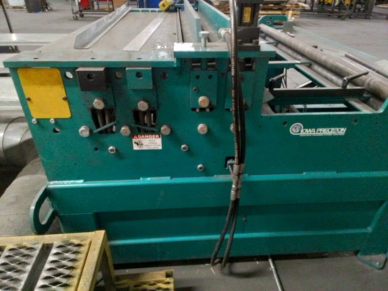 60″ x 14 Gauge Iowa Precision/Mestek Plasma Coil Feed, 2018