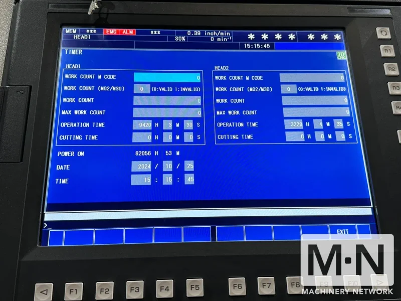 Mori Seiki NT5400 DCG/1800SZ CNC 5-Axis Horizontal Turning Center, 2007