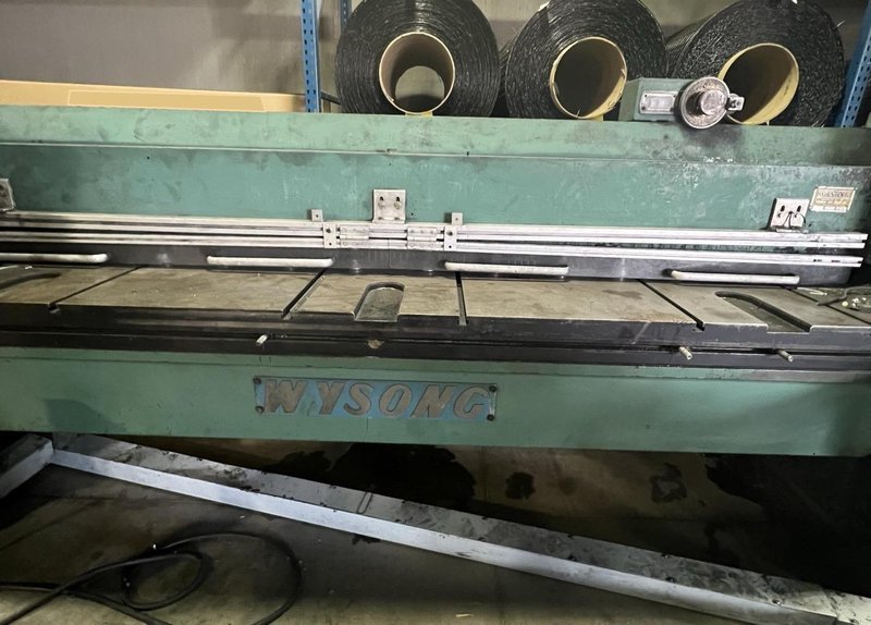 10′ x 10 Gauge Wysong 1010 Mechanical Power Squaring Shear