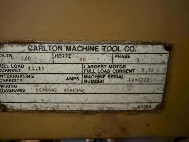 USED, 3&#039; 11&quot; CARLTON MODEL model 1A RADIAL ARM DRILL