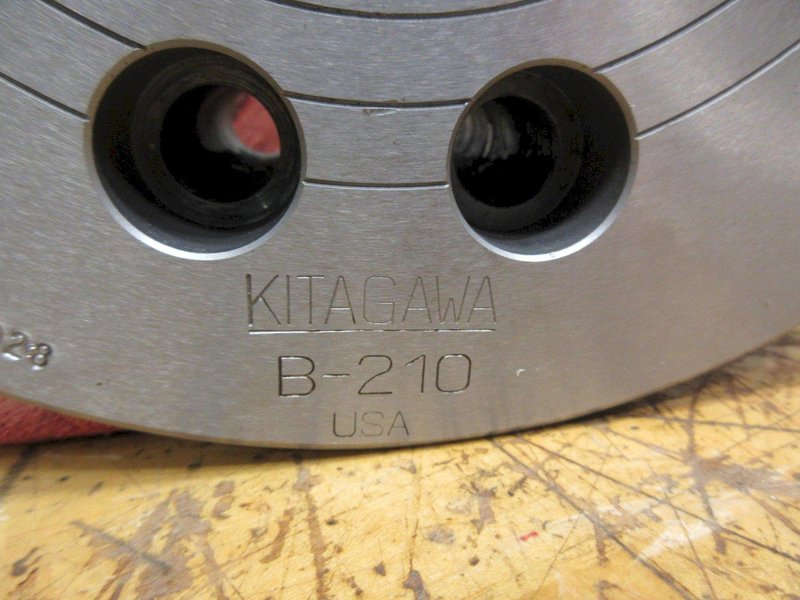 Kitagawa B-210 Open Center 6", 3-Jaw Power Chuck A2-8 Mounting- Auction Item