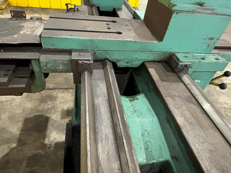 36"/48" X 156" MEUSER MODEL M4L GAP BED ENGINE LATHE 3" HOLE: STOCK #11841