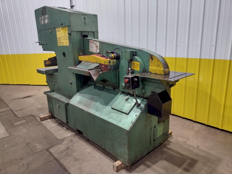 140 TON PIRANHA MODEL #PII HYDRAULIC IRONWORKER: STOCK 19838