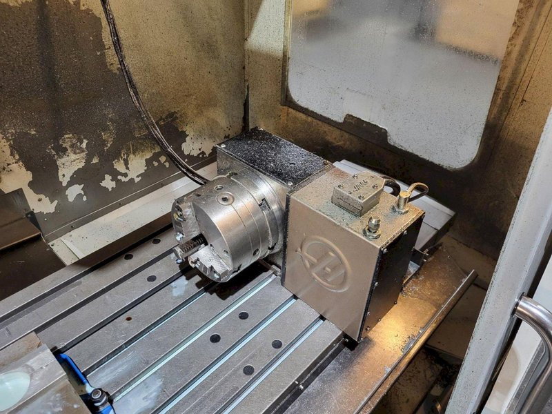 Haas VF-3YT 50 Taper CNC VMC, 2007 – 4-Axis, 30 ATC, 2-Speed Gearbox