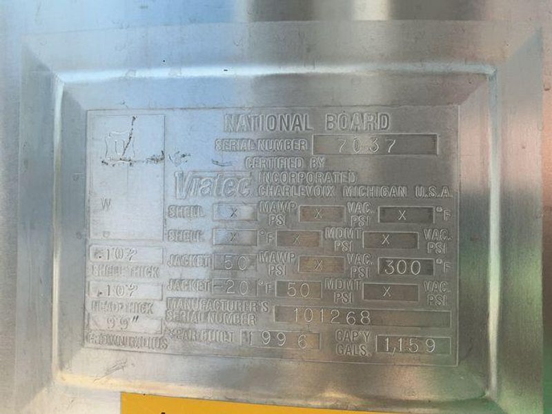 VIATEC 1159 S/S MIXING TANK