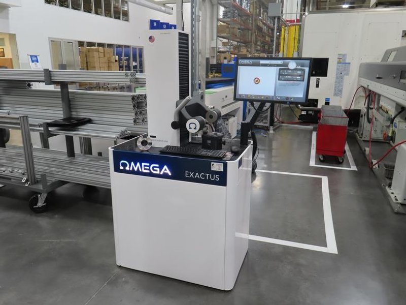 Omega Exactus Tool Setter with 50 Taper Spindle and 40 Taper Adapter Sleeve, Touch Screen Control and MORE!- Auction Item