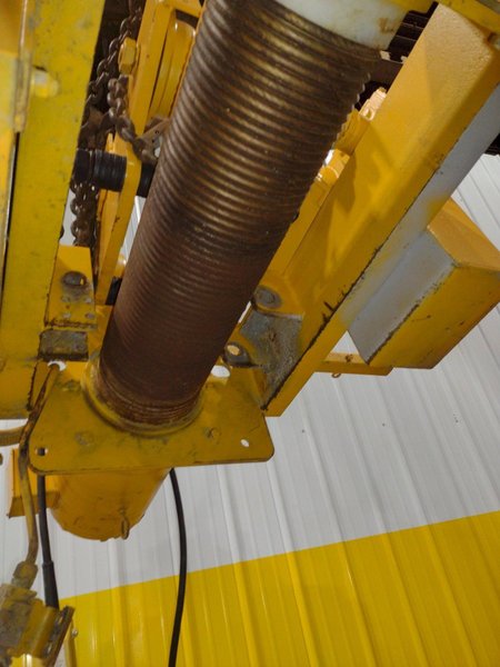 5 TON YALE MODEL #BE050X026L15S CABLE HOIST WITH POWER TROLLEY: STOCK #16590