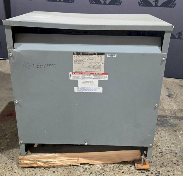 Square D 75T6H 75 kVa Transformer 3-PH, 480V – 240V USED