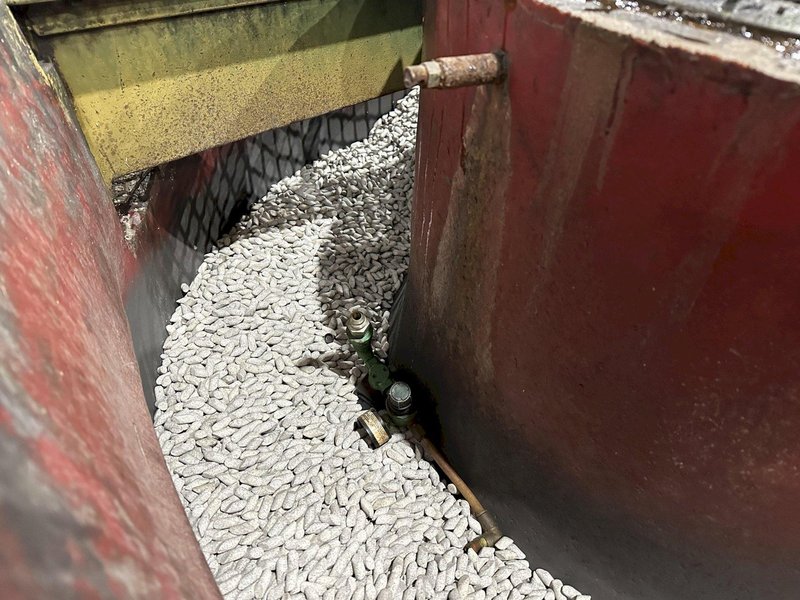 12 FT HAMMOND ROTO-FINISH MODEL #ST-12 ROTARY BOWL VIBRATORY PARTS DEBURRING FINISHER: STOCK #20064