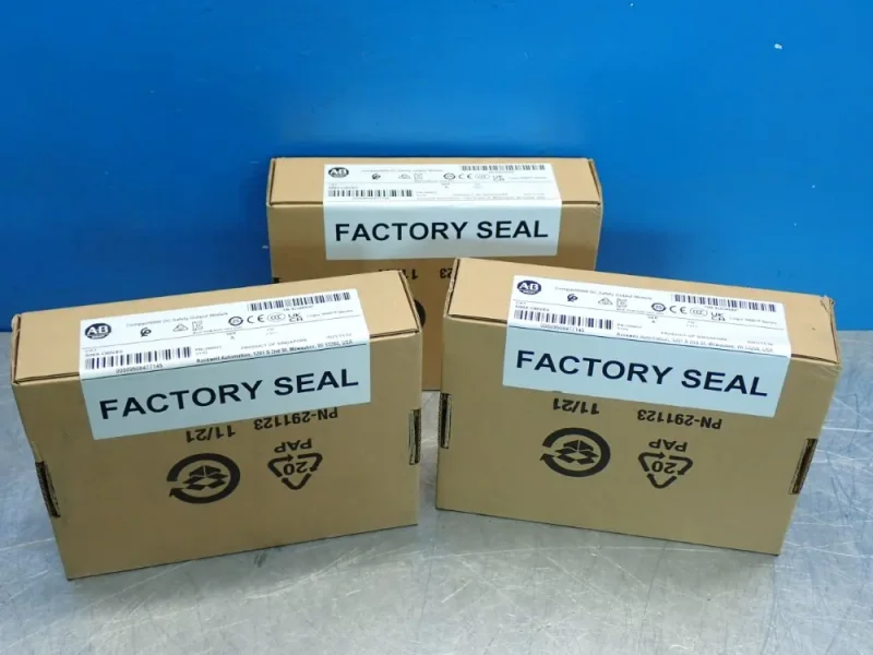 ALLEN BRADLEY 8-POINT SAFETY SOURCING OUTPUT MODULE, 3PCS  -  5069-OBV8S