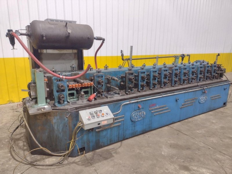 14 STAND X 2” TISHKEN MODEL #14-MW-2 ROLLFORMER 8" ROLL SPACE: YOBRO #24861