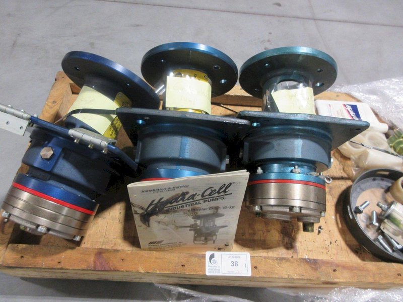 Hydra-Cell D-12 Rebuilt Pumps (3pcs) and Parts- Auction Item